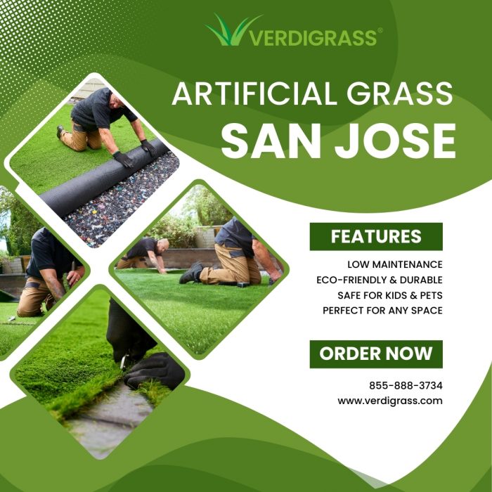 High-Quality Artificial Grass Installation Services in San Jose for Beautiful, Low-Maintenance Lawns