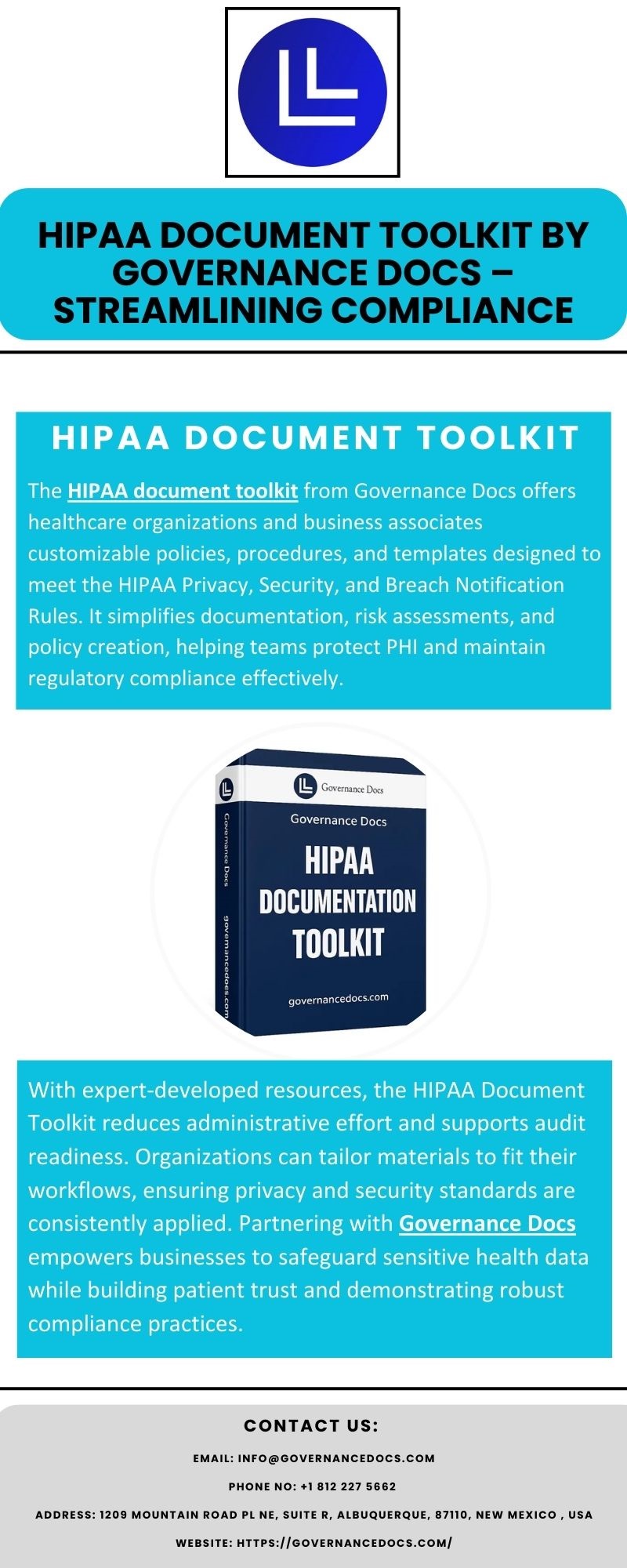 HIPAA Document Toolkit by Governance Docs – Streamlining Compliance