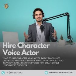 Hire Character Voice Actor