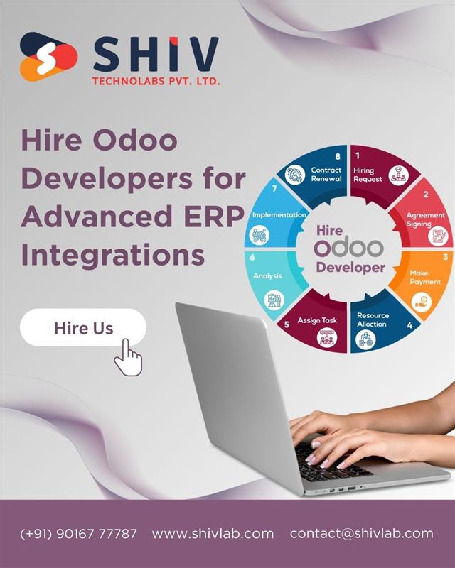 Hire Dedicated Odoo Developers – Shiv Technolabs
