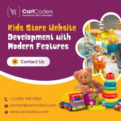 Custom Toys & Kids Store Website Development Sevices by CartCoders