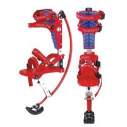Child Red / Blue Youth Kangaroo Shoes Jumping Stilts Kids Fitness Exercise
