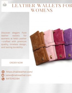 Elegant Pure Leather Wallets for Womens