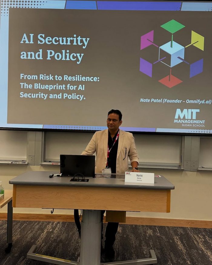 Nate Patel lead an executive session on AI Security & Policy at MIT ?️
