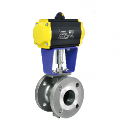 Pneumatic V-Type Flange Ball Valve