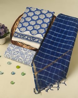 Buy Cotton Suits With Kota Doria Dupatta Online