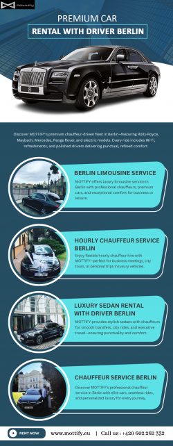 Premium car rental with driver Berlin