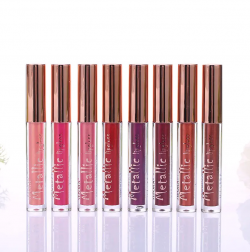 8 Colors Metallic Glitter Liquid Lipstick