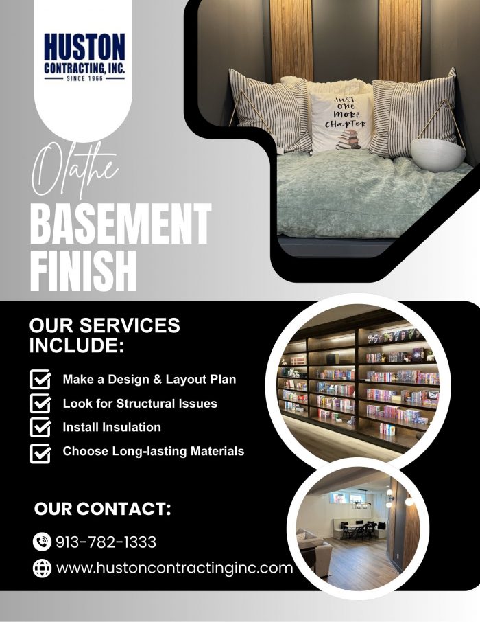 Quality Olathe Basement Finish for Functional Living Space