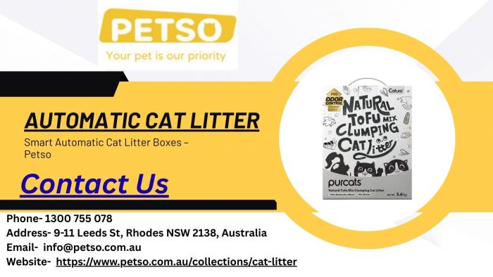 Smart Automatic Cat Litter Boxes – Petso