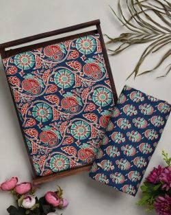 Shop Traditional Sanganeri Printed Cotton Suit Set Online for Women