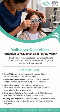 Rediscover Clear Vision: Refractive Lens Exchange at Harley Vision