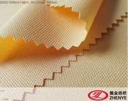 Cross Weave 600D PU Oxford Fabric