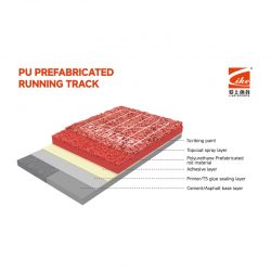 PU Prefabricated Running Track