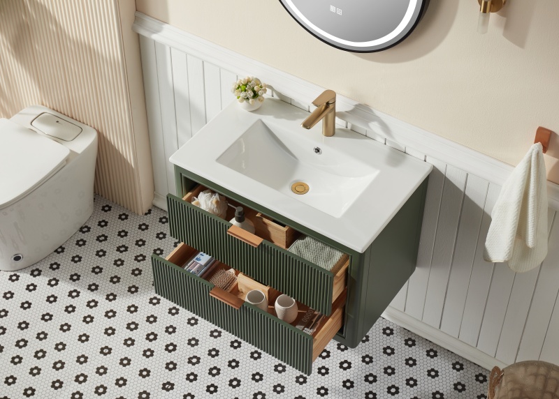 custom floating vanity