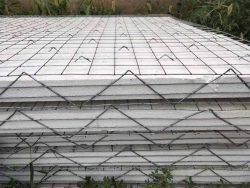 Concrete elements reinforced with light steel mesh framed expanded polystyrene (EPS) panel