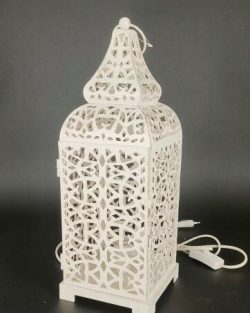 Handmade Morocco Modern Decorative Hollow Metal Outdoor Candle Lantern 148