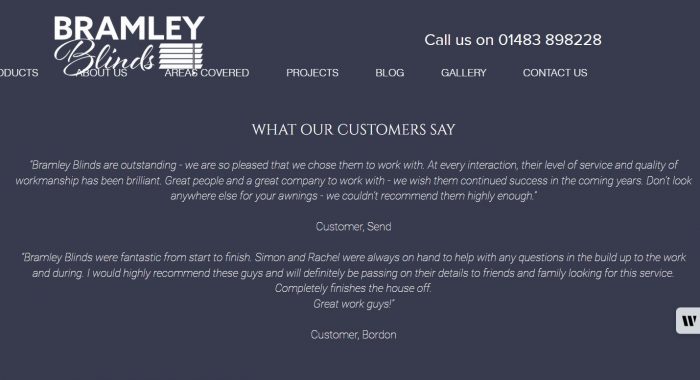 Made To Measure Blinds Cranleigh