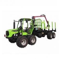 50HP hilly wheeled tractor equipped with eight-wheel transfer function module