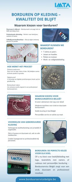 Borduren Op Kleding – Kwaliteit Die Blijft