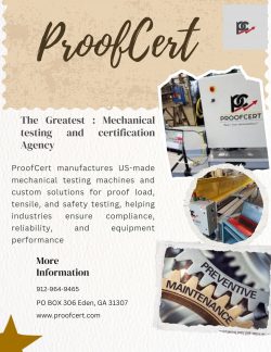 Precision Testing Systems with Bearing Proof Loader