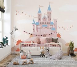 Childrens Fairytale Castle Wallpaper Mural