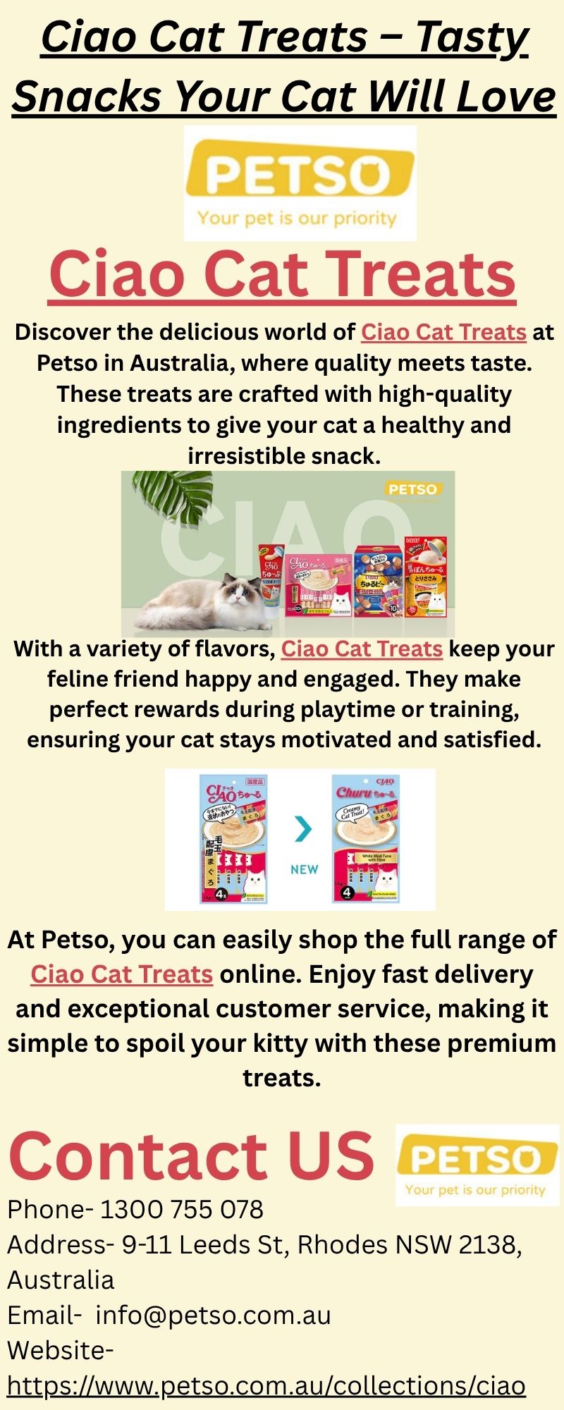 Ciao Cat Treats – Tasty Snacks Your Cat Will Love