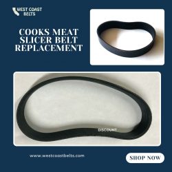 Cooks Meat Slicer Belt Replacement by West Coast Belts for Reliable Performance