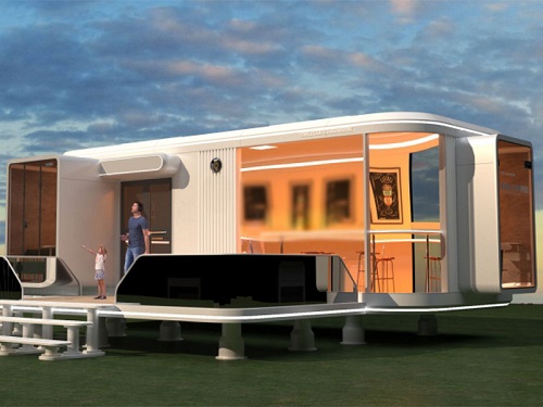 D6 Power Expandable Container House Space Capsule