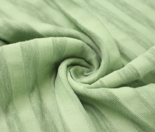 100% Organic cotton slub sanding jersey
