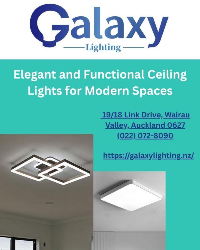 Elegant and Functional Ceiling Lights for Modern Spaces