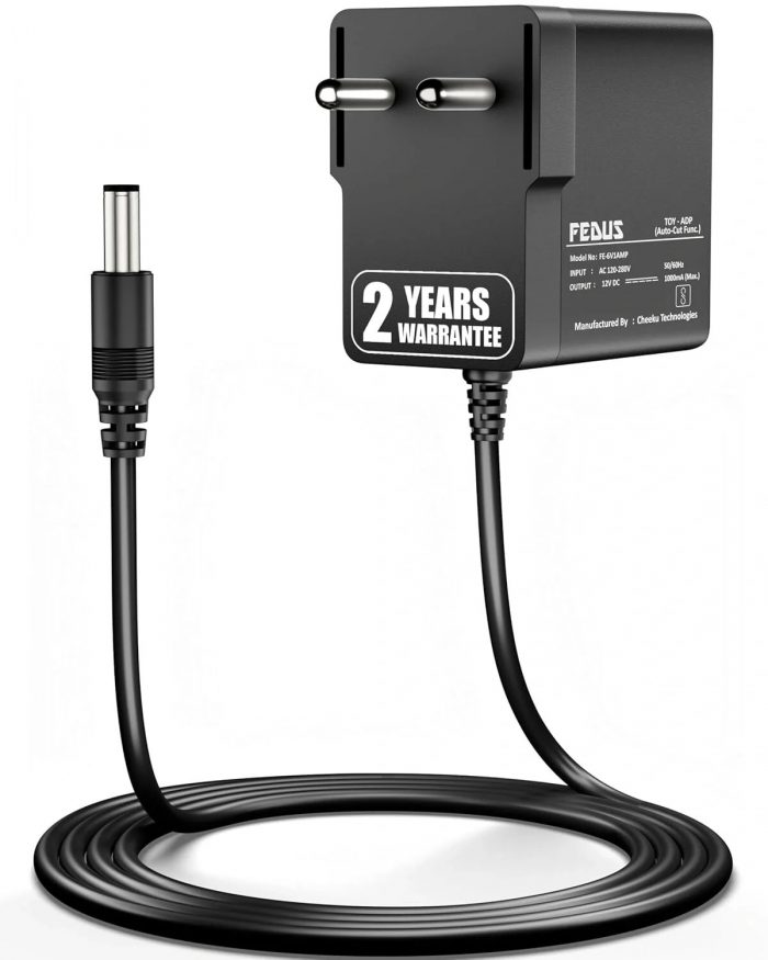 FEDUS 6v Charger for Kids Ride on Car Toys, 6 Volt Battery Charger with Charging Indicator & ...