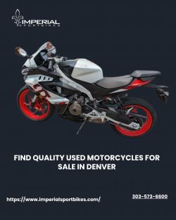 Find Quality Used Motorcycles for Sale in Denver