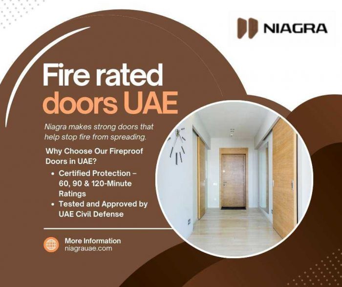 Premium Fire-Rated Doors in UAE | Niagra Door Manufacturer