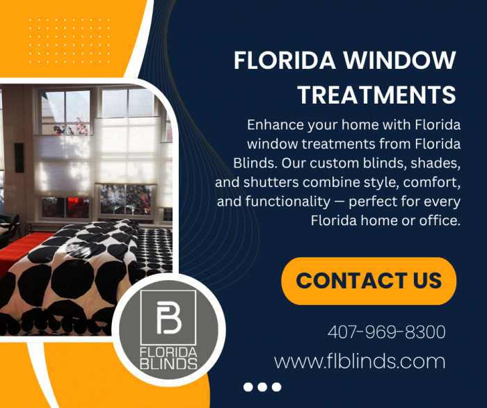 Custom Florida Window Treatments for Style and Comfort