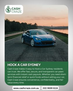 Hock a Car Sydney