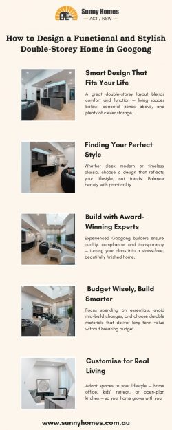 How to Design a Functional and Stylish Double-Storey Home in Googong