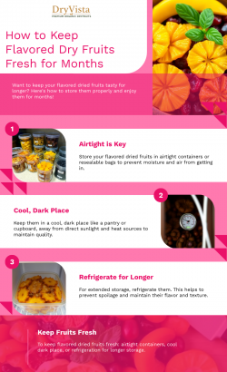 How to Keep Flavored Dry Fruits Fresh for Months