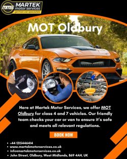Book MOT in Oldbury