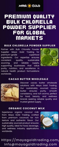 Premium Quality Bulk Chlorella Powder Supplier for Global Markets
