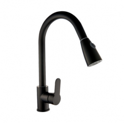 Black Extendable Kitchen Fuller Faucet