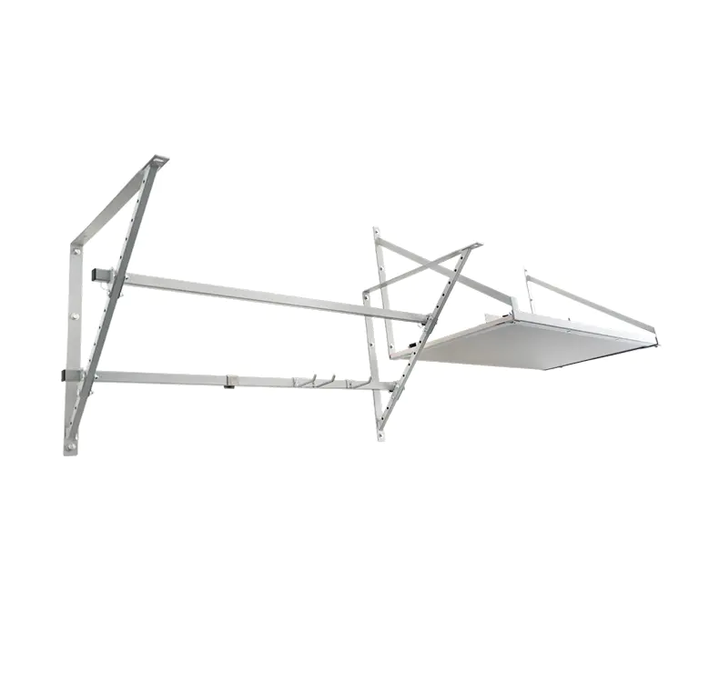 Triangular Fixed Wall Garage Storage Rack
