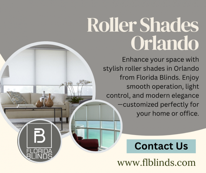 Roller Shades Orlando | Stylish, Custom Window Treatments by Florida Blinds