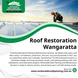 Roof Restoration Wangaratta