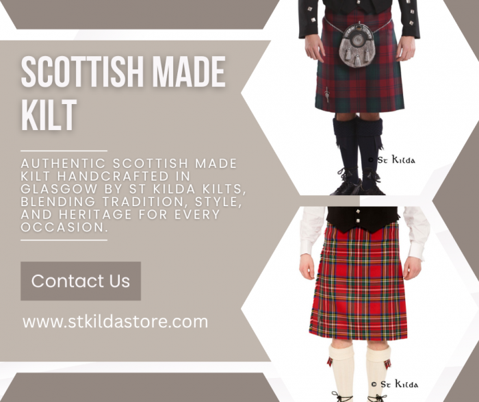 Authentic Scottish Made Kilts – Handcrafted Tradition by St Kilda