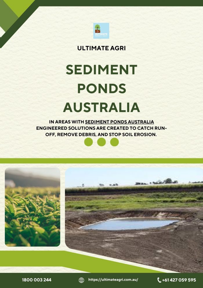 Sediment ponds Australia