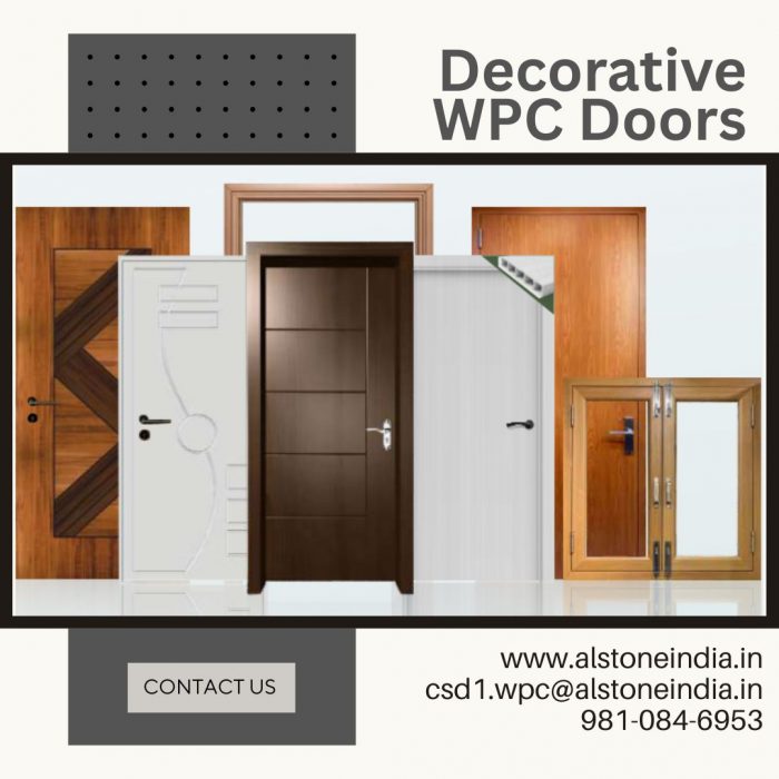 Stylish Decorative WPC Doors for Contemporary Interiors