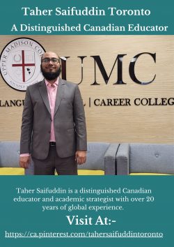 Taher Saifuddin Toronto – A Distinguished Canadian Educator