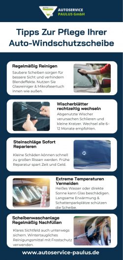 Tipps Zur Pflege Ihrer Auto-Windschutzscheibe | Autoglas Spezialist Regensburg