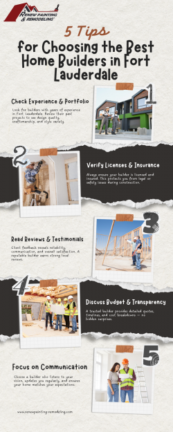5 Tips for Choosing the Best Home Builders in Fort Lauderdale
